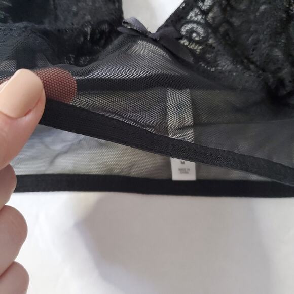 Bella Bloom | Delicate Sheer Lace Mesh Bralette - Picture 5 of 7